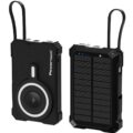 Powertech Ηλιακό Power Bank Με Καλώδιο & Φακό 10000mah Magnetic Wireless 35W Μαύρο