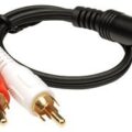 Powertech καλώδιο 2x RCA (M) σε 3.5mm 3pin jack (F) CCS 5m