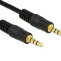 Powertech καλώδιο 3.5mm AUX 24 AWG copper 1m μαύρο