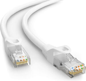 Powertech καλώδιο δικτύου, Cat 6 U/UTP, CCA, 250Hz, 5m, λευκό