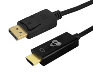 Powertech Καλώδιο Displayport Σε Hdmi Cab H188 4k 60hz 21.6 Gbps 2m Μαύρο