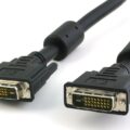 Powertech καλώδιο DVI-D 24+1 / M-M / 2x Ferrites, 1.5m, μαύρο