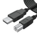 Powertech Καλώδιο εκτυπωτή USB 2.0 σε USB Type B, 1.5m μαύρο