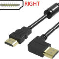 Powertech Καλώδιο HDMI Γωνιακό 90° Δεξί 1.5m Μαύρο