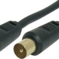 Powertech Καλώδιο Κεραίας PAL Male - Male 1.5m