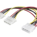 Powertech Καλωδιο Ρευματος Ide (F) Σε 2x Ide (M), 20cm