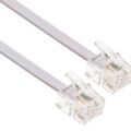 Powertech Καλώδιο Τηλεφώνου RJ11 6P4C Cab-t003 3m Λευκό