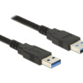 Powertech Καλώδιο USB 3.0 (A) σε USB 3.0 (A) 1.5m μαύρο