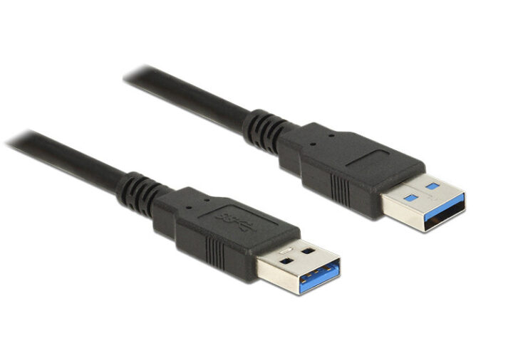 Powertech Καλώδιο USB 3.0 (A) σε USB 3.0 (A) 1.5m μαύρο