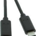 Powertech Καλώδιο USB-C 1m Μαύρο CAB-UC009