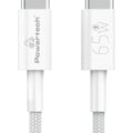 Powertech Καλώδιο USB-C 65W 480Mbps 1m Λευκό
