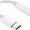 Powertech Καλώδιο USB-C Αρσενικό σε 3.5mm Θηλυκό Λευκό