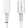 Powertech Καλώδιο USB-C σε Lightning 20W PD 1m Λευκό