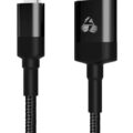 Powertech Καλώδιο USB Σε Lightning Eco Round Ptr-0082 Copper 1m Μαύρο