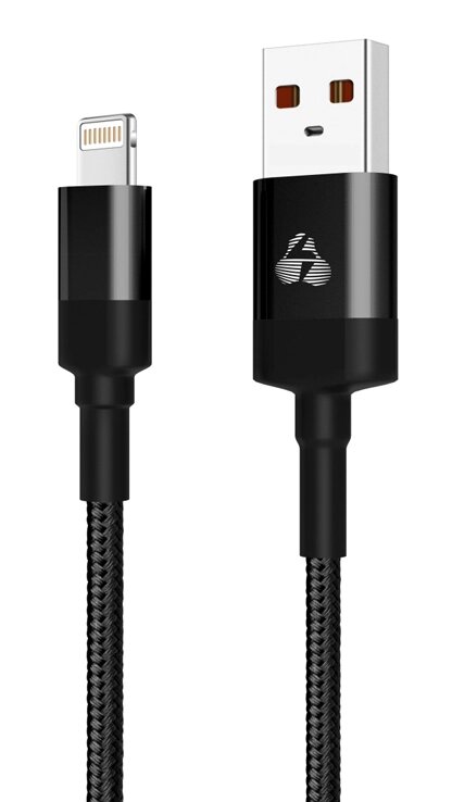 Powertech Καλώδιο USB Σε Lightning Eco Round Ptr-0082 Copper 1m Μαύρο