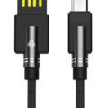 Powertech Καλώδιο USB σε Micro USB dual ele copper 1m μαύρο