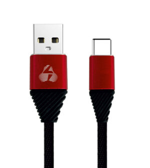 Powertech Καλώδιο Usb Σε Type-C Alu Copper 1m Μαύρο