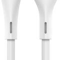 Powertech Καλώδιο USB σε USB-C Eco Round 15W ~ 3A 1m Λευκό