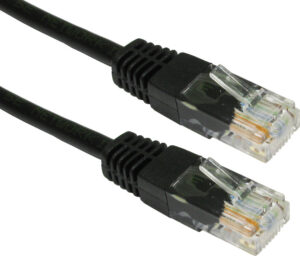 Powertech Καλώδιο UTP Cat 5e 7m - CCA 26AWG 0,4m Patch Cord Μαύρο