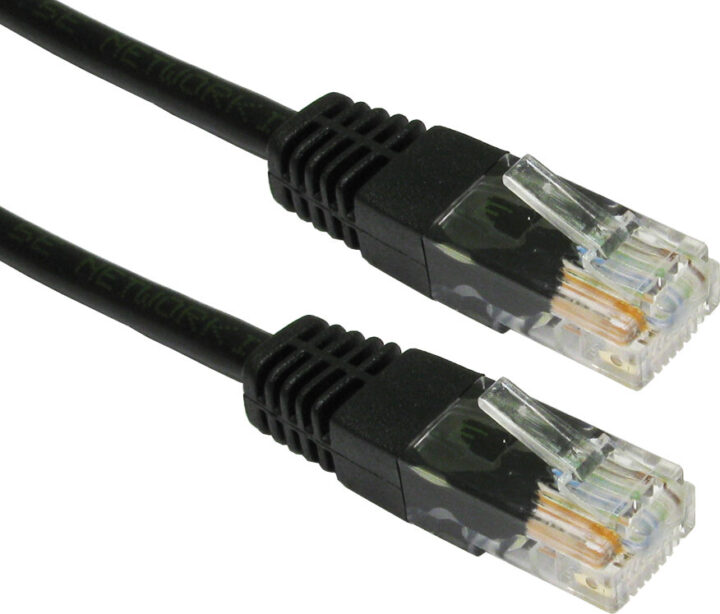 Powertech Καλώδιο UTP Cat 5e 7m - CCA 26AWG 0,4m Patch Cord Μαύρο