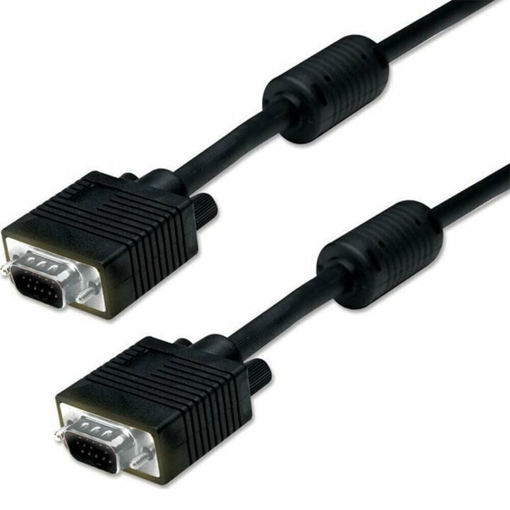 Powertech Καλώδιο VGA 15pin 1080p CCS 3+6 1.5m Μαύρο