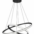 Powertech Led Φωτιστικό Οροφής 40w 4000k Φ60x120cm Μαύρο
