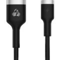 Powertech Metal Braided USB 2.0 Καλώδιο USB-C Αρσενικό σε USB-A Αρσενικό