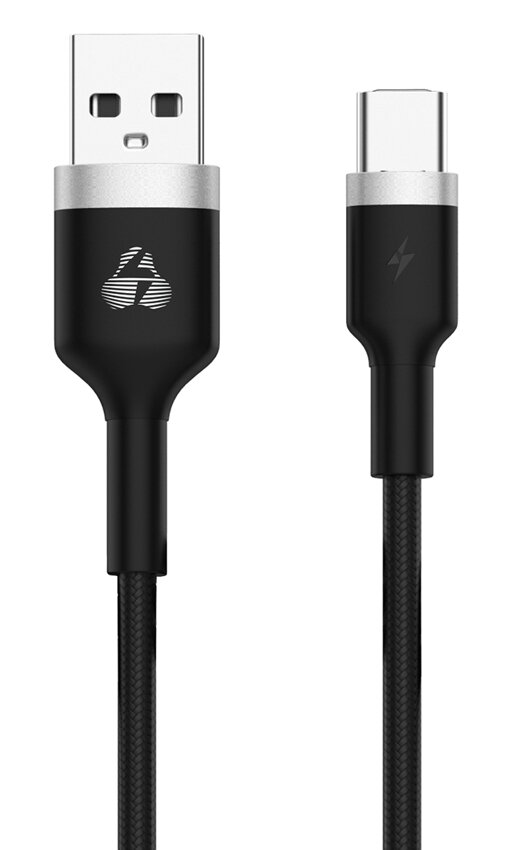 Powertech Metal Braided USB 2.0 Καλώδιο USB-C Αρσενικό σε USB-A Αρσενικό