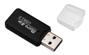 Powertech mini card reader Micro SD card μαύρο