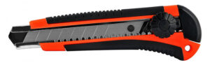 Powertech Πλαστικό Κοπίδι Με Ασφάλεια 18Mm Κόκκινο