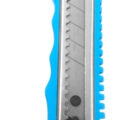 Powertech πλαστικό κοπίδι με ασφάλεια 18mm μπλε