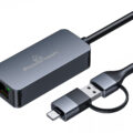 Powertech PTR-0149 USB-C Αντάπτορας Δικτύου για Ενσύρματη σύνδεση Gigabit Ethernet