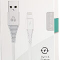 Powertech Regular USB to Lightning Cable Λευκό 1m