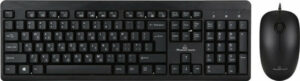 Powertech Set Ποντίκι & Πληκτρολόγιο Ενσύρματο 1200Dpi Μαύρο