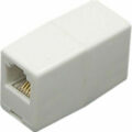 Powertech Τηλεφωνικο Εξαρτημα Μουφα 6p4c Rj11 White