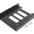 Powertech Tray 3.5" για 2.5" Hdd Ssd Brat 003 Μεταλλικό Μαύρο 2τμχ