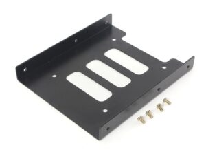 Powertech Tray 3.5" για 2.5" Hdd Ssd Brat 003 Μεταλλικό Μαύρο 2τμχ