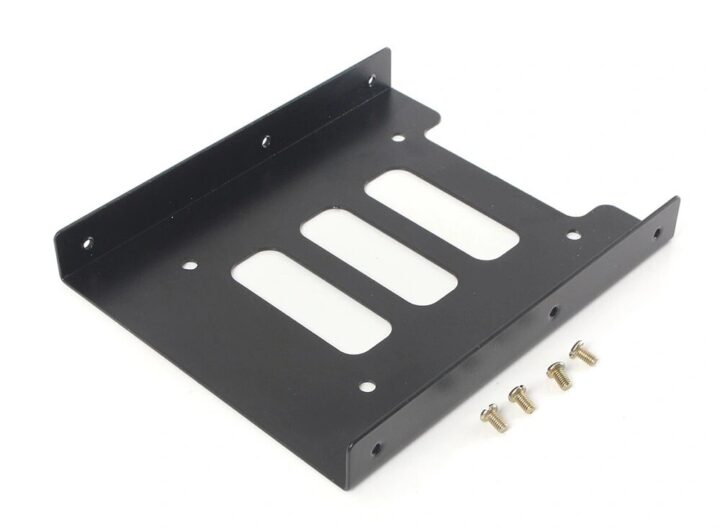 Powertech Tray 3.5" για 2.5" Hdd Ssd Brat 003 Μεταλλικό Μαύρο 2τμχ