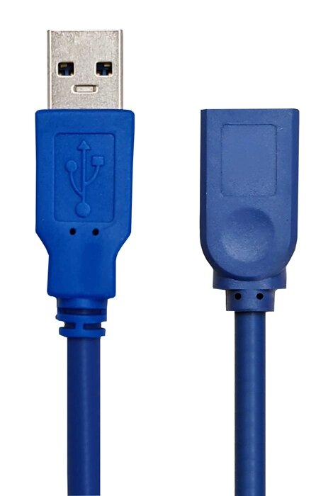 Powertech USB 3.0 Cable USB-A male - USB-A female Μπλε 5m