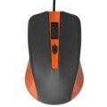 Powertech Wired Mouse Οπτικό 1200 DPI Πορτοκαλί