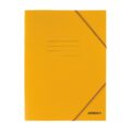 Premium Ντοσιέ Χάρτινο με Λάστιχο 25x35cm Κίτρινο