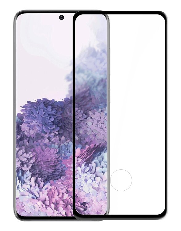 Προστατευτικά Οθόνης Tempered Glass 3D, Full Glue, Samsung Galaxy S20, μαύρο