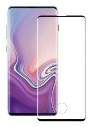 Προστατευτικά Οθόνης Tempered Glass 3D, half glue, curved, Samsung S10 Plus, μαύρο