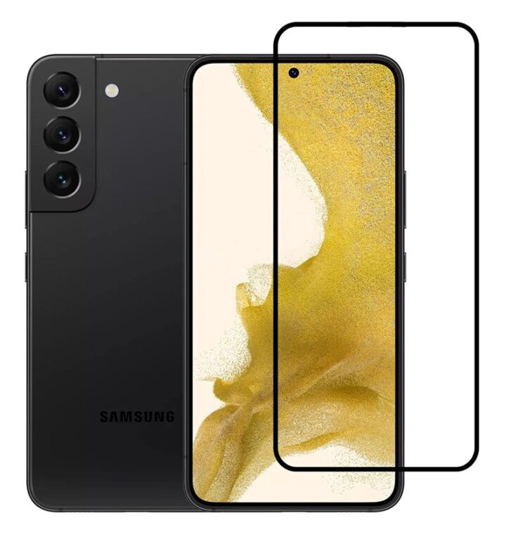 Προστατευτικά Οθόνης tempered glass 3D TGC-0550, full glue, Samsung S22 5G, μαύρο