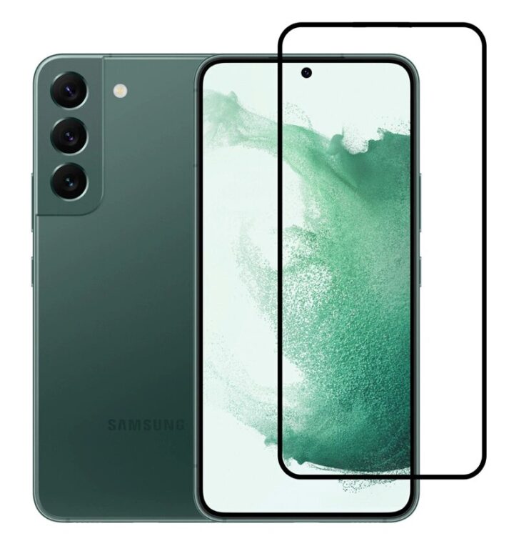 Προστατευτικά Οθόνης tempered glass 3D TGC-0551, full glue, Samsung S22+ 5G, μαύρο