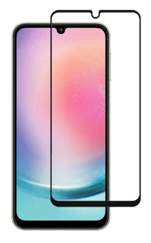 Προστατευτικά Οθόνης tempered glass 3D TGC-0636, Samsung A24, full glue, μαύρο