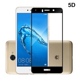 Προστατευτικά Οθόνης Tempered Glass 5D, Full Glue, Huawei Y7/Y7 Prime (2017), μαύρο