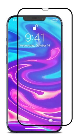 Προστατευτικά Οθόνης Tempered Glass 5D, full glue, iPhone 12 mini, μαύρο