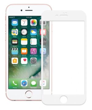 Προστατευτικά Οθόνης Tempered Glass 5D Full Glue για iPhone 8 Plus, λευκό