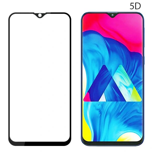 Προστατευτικά Οθόνης Tempered Glass 5D Full Glue για SAMSUNG M30 2019, Black
